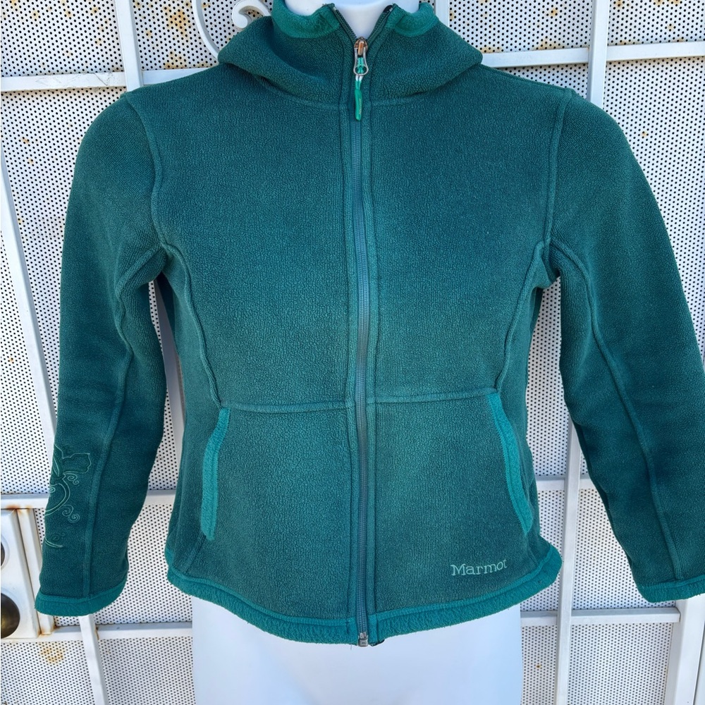 Marmot Kids' Teal Fleece Hoodie